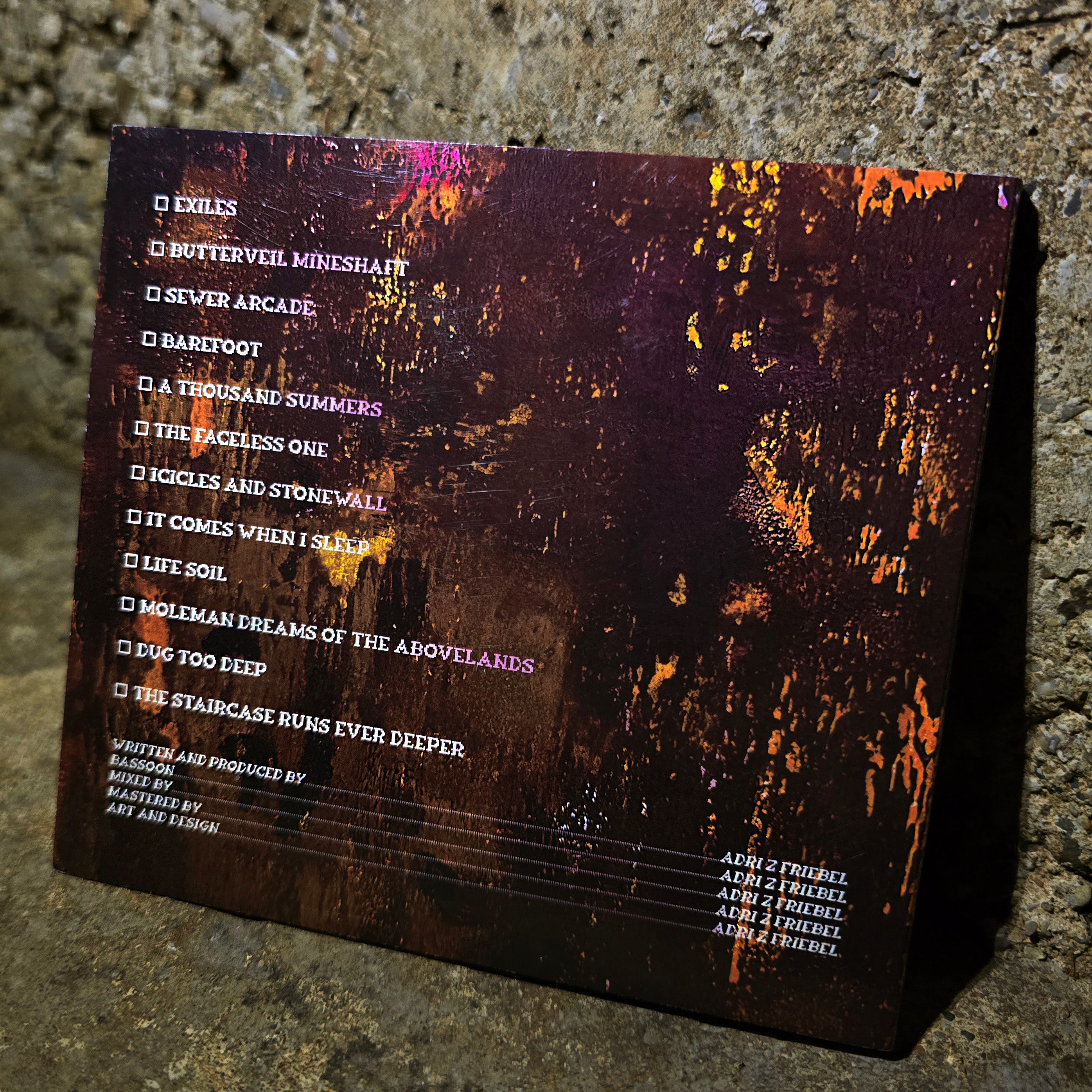 "Sweet Dreams In Tunnelville" CD