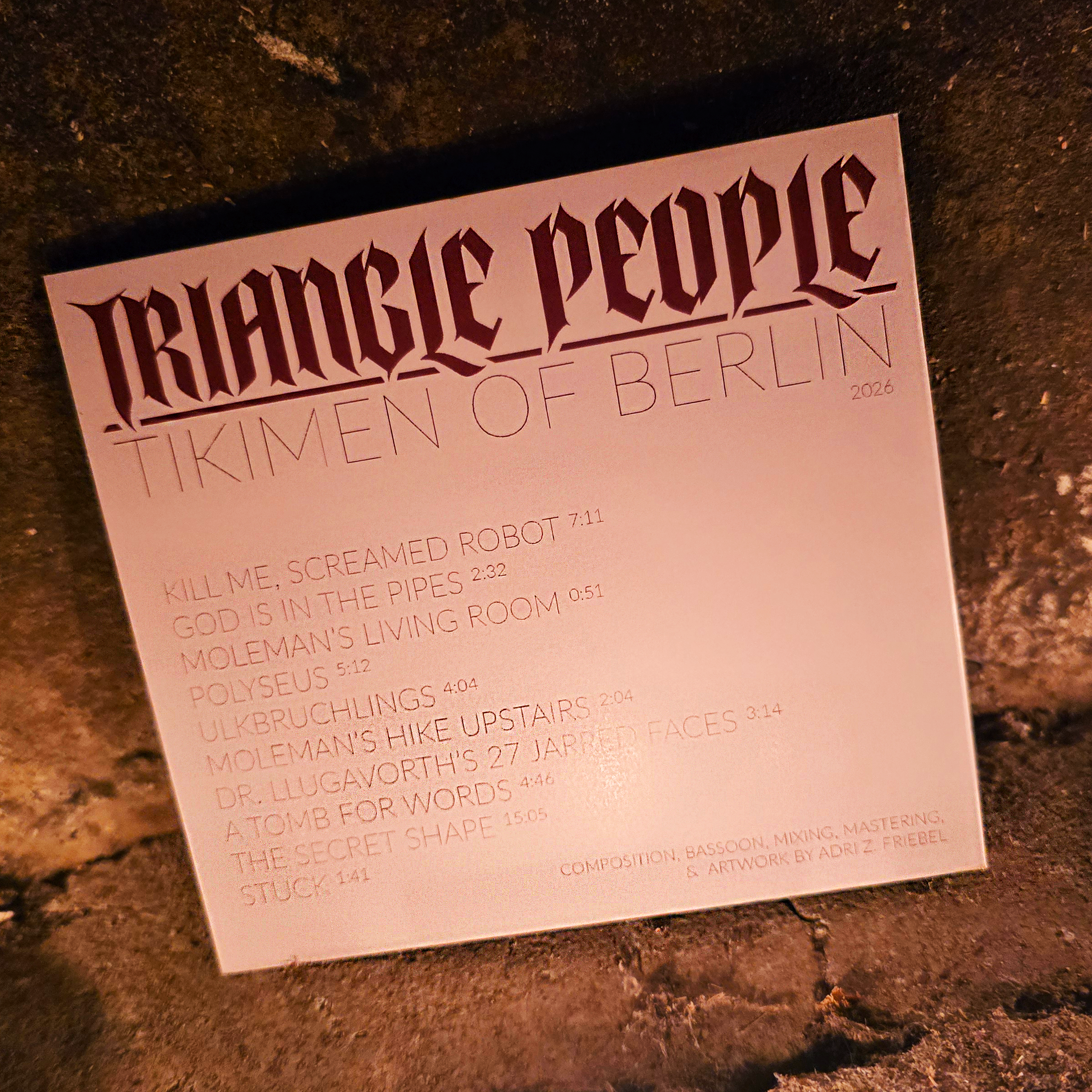 "Triangle People" CD