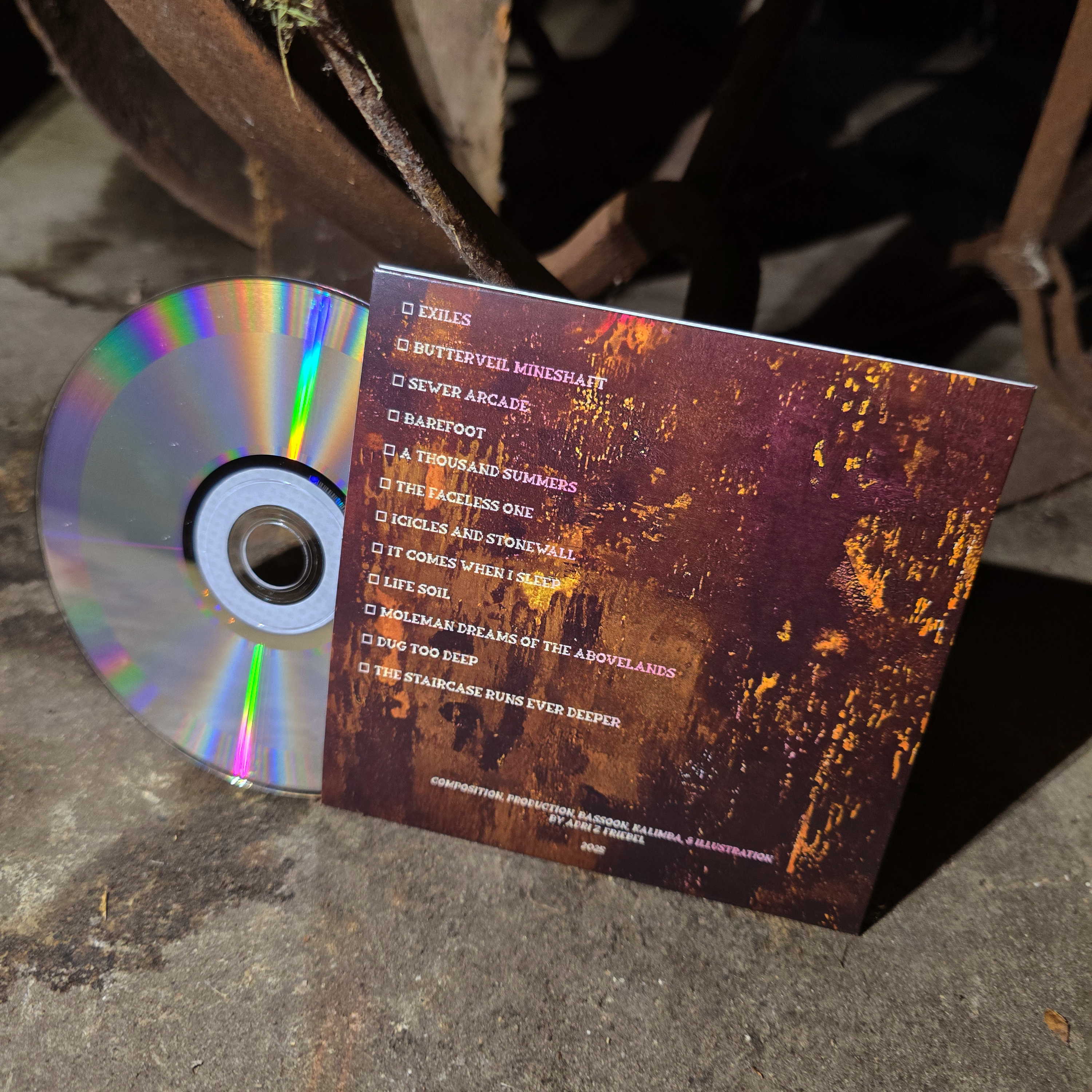 "Sweet Dreams In Tunnelville" CD in Sleeve